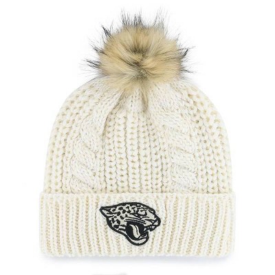 NFL Jacksonville Jaguars Women's Meeko Knit Beanie - Cream