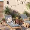 78"x24" Woven Outdoor Chaise Lounge Cushion - Threshold™ - 2 of 4