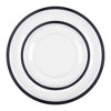 Clear Plastic Plates with Rim & Disposable Plastic Silverware - 2 of 4