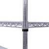 Sapphtopaz 6-Tier Metal Storage Rack with Wheels & Shelf Liners Adjustable Heavy Duty Garage Shelves, Utility Wire Rack for Warehouses, 6000LBS - 2 of 4