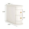 NicBex 23.62" H Wood Console Table Side Table with 2 Drawers Sofa Table for Entryway Living Room - 3 of 4