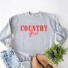Country Girl Puff Print -  Womens Graphic Sweatshirt - 2 of 4