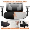 Big And Tall Office Chair  Support 500 Lbs,Adjustable  Lumbar And Back Support,Task Chair With Wheels And Arms-Cuddlewood - 3 of 4
