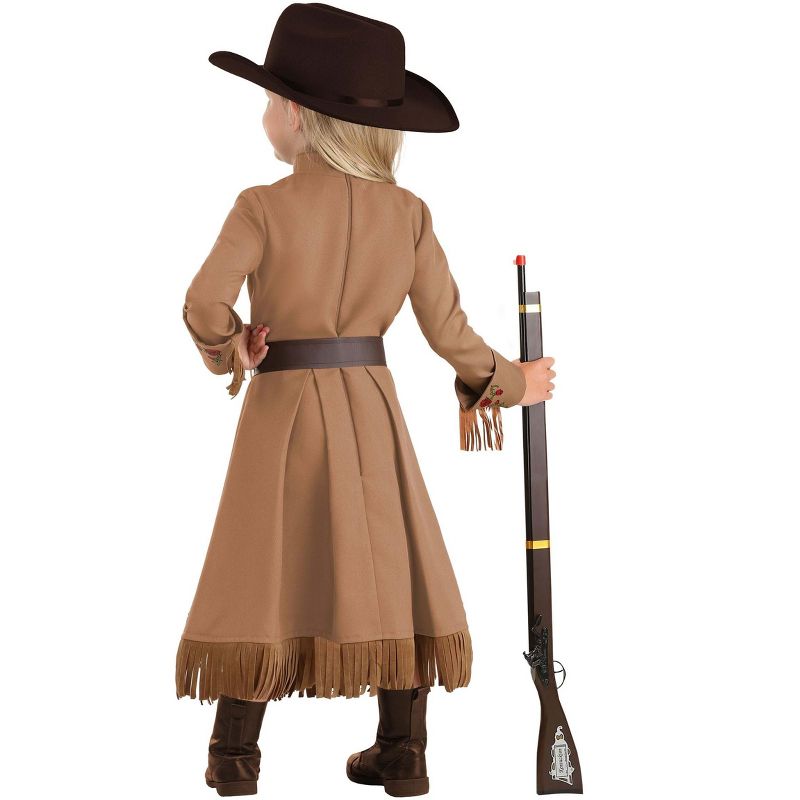 HalloweenCostumes.com Girl's Annie Oakley Cowgirl Toddler Costume, 3 of 7