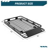 Universal Roof Rack Carrier Basket, 200 Lbs Capacity Car Cargo Rack with Extension Luggage Holder Basket for SUVs, Trucks, Vehicles - 2 of 4