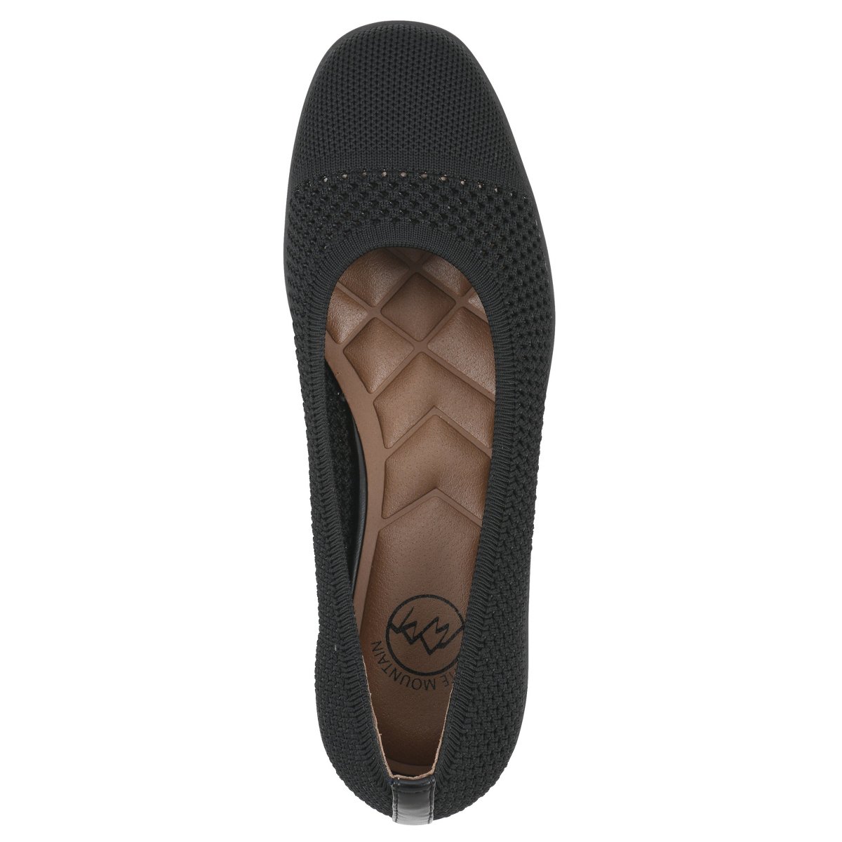 Обувь White Mountain Women's Florian Ballet Flat, Black Fabric, 7 — фото 3