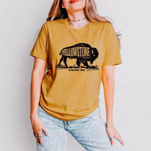 Simply Sage Market Yellowstone Bison Short Sleeve Tee - 1 of 4