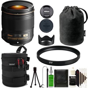 Nikon AF-S NIKKOR 28mm f/1.8G Wide-Angle Lens with UV Filter Accessory Kit - 1 of 4