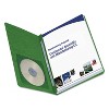 Smead Side Opening PressGuard Report Cover Prong Fastener Letter Green 81452 - 3 of 4