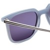 John Varvatos V521 Unisex Square Sunglasses Storm Crystal Blue & Grey Smoke 52mm - 4 of 4
