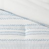 8pc Clipped Jacquard Stripe Comforter Bedding Set - Threshold™ - 4 of 4