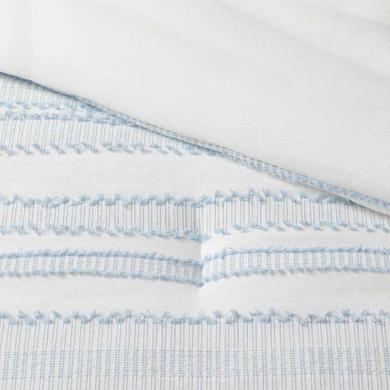 8pc Clipped Jacquard Stripe Comforter Bedding Set - Threshold™, 4 of 16