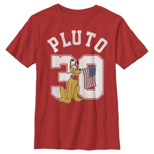 Boy's Mickey & Friends Pluto 30 American Flag T-Shirt - 1 of 4