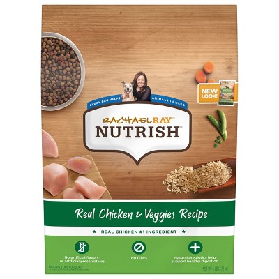 Rachael Ray Nutrish Real Chicken & Veggies Recipe Super Premium Dry Dog Food - 6lbs