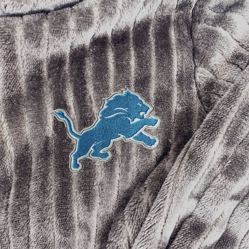 NFL Detroit Lions Ribbed Silk Touch Robe, 2 of 4