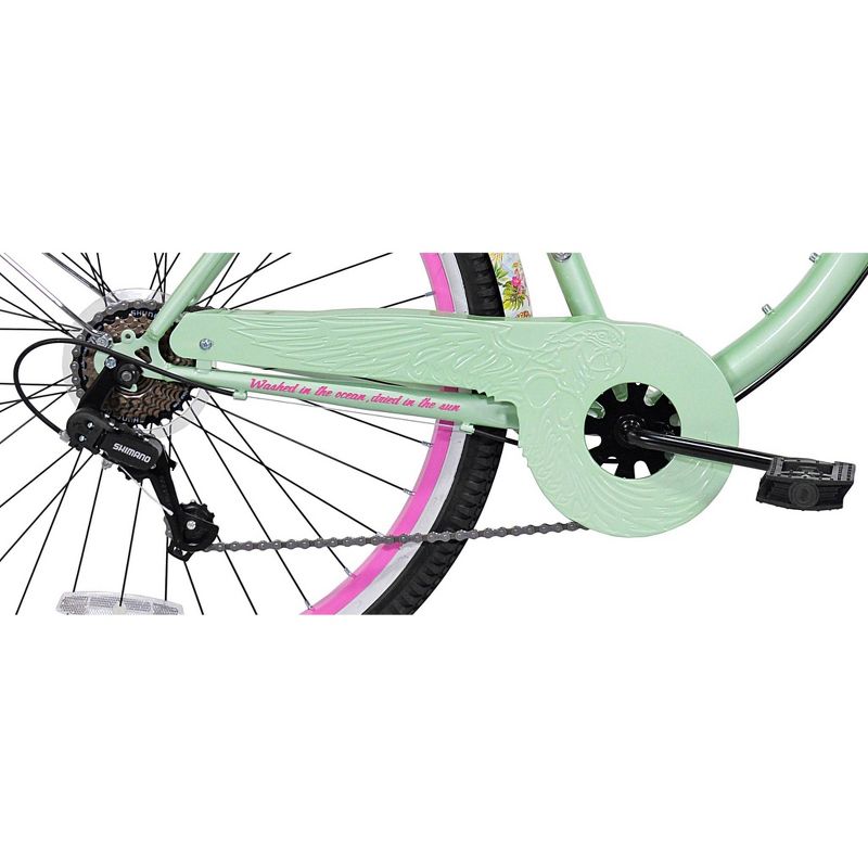 Kent Margaritaville 26&#34; Cruiser Bike   - Light Mint Green/Pink, 6 of 13