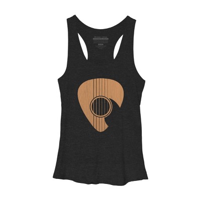 Women's Design By Humans Strum Your Guitar By NDTank Racerback Tank Top