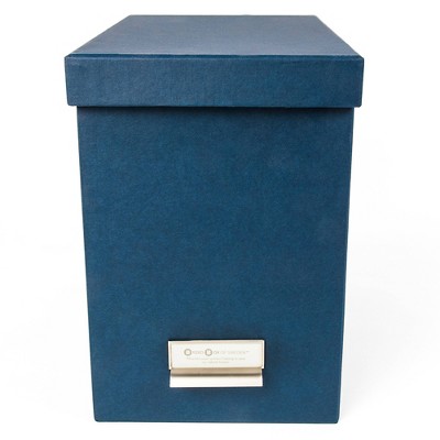 John File Box Navy - Bigso Box of Sweden