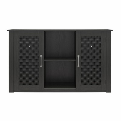 Finnegan 55 Gallon Aquarium or Terrarium Stand, Black Oak