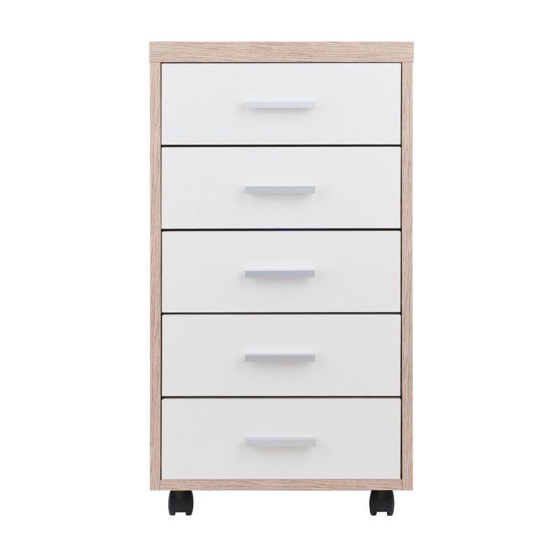 Kenner Mobile 5 Drawer Storage Cabinet Wood - Winsome, 4 of 10