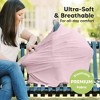 KeaBabies Car Seat Cover for Babies, Multi-Use Nursing Cover, Infant Carseat Cover, Breastfeeding Cover, Stroller Cover - 2 of 4