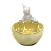 One Hundred 80 Degrees 4.0 Inch Egg-Shaped Pearl Candy Dish Easter Tidbit Snack Bunny Candy Dishes - 2 of 3
