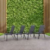 Courtyard Casual Santa Fe Aluminum Sling Chair  Set of 4 - 2 of 4