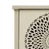 ORRD Hollow-Carved 2-Door Accent Cabinet, Sideboard with Adjustable Shelf for Living Room, Entryway & Bedroom - 4 of 4