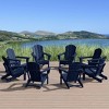 WestinTrends Malibu  HDPE Outdoor Folding Poly Adirondack Chair (Set of 8) - 2 of 4