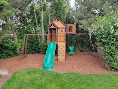 Backyard Discovery Skyfort Ii Swing Set : Target