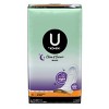 U by Kotex Clean & Secure Overnight Maxi Pads - Unscented - 40ct - 2 of 4