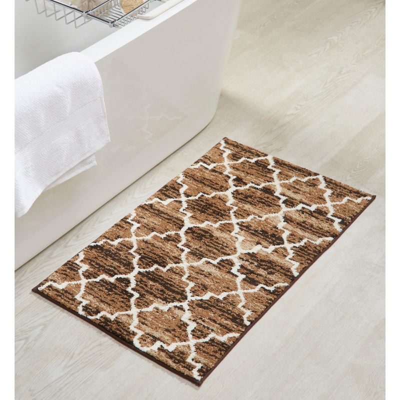 Savio Collection 100% Micro Polyster 4 Piece Bath Rug Set - Better Trends, 4 of 9