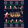 Junior's Design By Humans Yoga Christmas By sophialada T-Shirt - 2 of 3