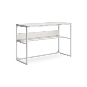 Signature Design by Ashley Contemporary Deznee Home Office Desk, White - 1 of 4