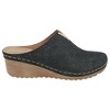 GC Shoes Camille Perforated V-Shape Hardware Slide Wedge Mule - 2 of 4