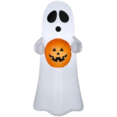 Gemmy  Airblown Inflatable Spooky Ghost , 4 ft Tall, Multi
