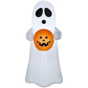 Gemmy  Airblown Inflatable Spooky Ghost , 4 ft Tall, Multi - 1 of 4