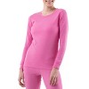 Fruit of the Loom Women's and Plus Long Underwear Waffle Thermal Tops, 2-Pack - 2 of 4