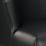 faux leather - black