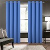 RT Designers Collection Oakley Embossed Blackout Polyester Window Curtain Grommet Panel Blue - 2 of 4