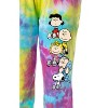 Peanuts Womens' Snoopy Charlie Brown Characters Sleep Jogger Pajama Pants Multicolored - 2 of 3