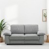 78.74" Faux Leather 2-Seater Sofa with Hidden Storage & Plush Cushions - 2 of 4