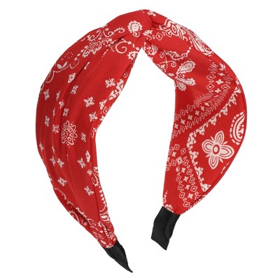 Unique Bargains Women's Knotted Wide Headband 2.44" Wide 1 Pc