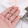 Unique Bargains Metal Bulk Elegant DIY Crafts Jewelry Making Hollow Circle Open Back Frame Pendant 30 Pcs - 4 of 4