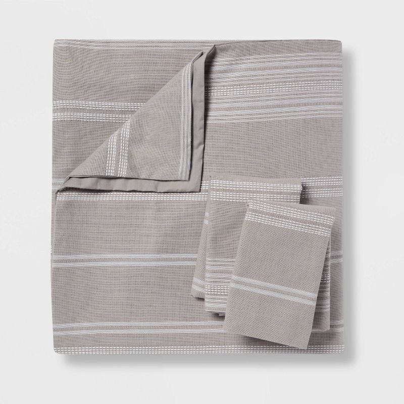 Cotton Woven Stripe Duvet Cover & Sham Set - Threshold™, 4 of 9