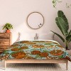 Deny Designs Valentina Ramos Oranges and Flowers Comforter and Pillow Sham Set - 3 of 4