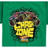 Boys' - Hot Wheels - Monster Trucks Crash Zone Short Sleeve Graphic T-Shirt - 2 of 4
