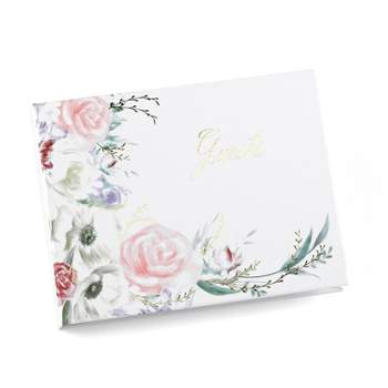 Hortense B. Hewitt Ethereal Floral Guest Book 7.5" x 5.75" Up To 600 Signatures (55134ST)