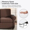 CLIHOME 57.9" Pull Out Sofa Bed Loveseat Sleeper with Twin Size Memory Mattress with Two USB Ports - 4 of 4