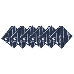 C&F Home Oliver Cotton Reversible Napkin Set of 6 - 1 of 4